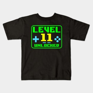 Level 11 Unlocked Kids T-Shirt